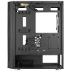 Aerocool PRISMBKV3 pc-behuizing ATX zwart 4 ventilatoren ARGB voorzijde zijde van gehard glas