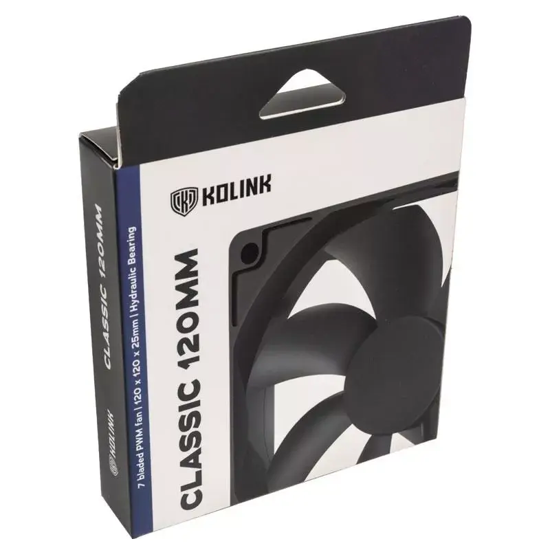 Kolink Classic PWM behuizingsventilator, 120 mm