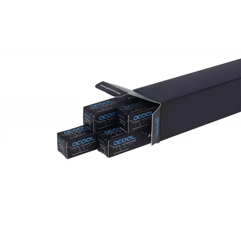 Alphacool 18444 HardTube acryl (PMMA) buis 16/13 mm, 80 cm, helder, set van 4 stuks