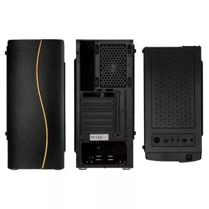 PC-behuizing Kolink Inspire K5 ARGB Midi Tower zwart
