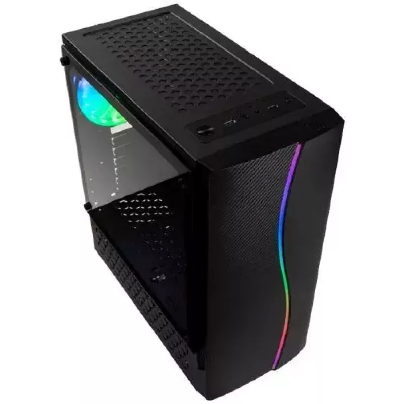 PC-behuizing Kolink Inspire K5 ARGB Midi Tower zwart