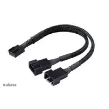 Akasa ventilator-splitter-bundel AK-CBFA04-KT04 — 4-pack PWM-ventilatorsplitterkabels