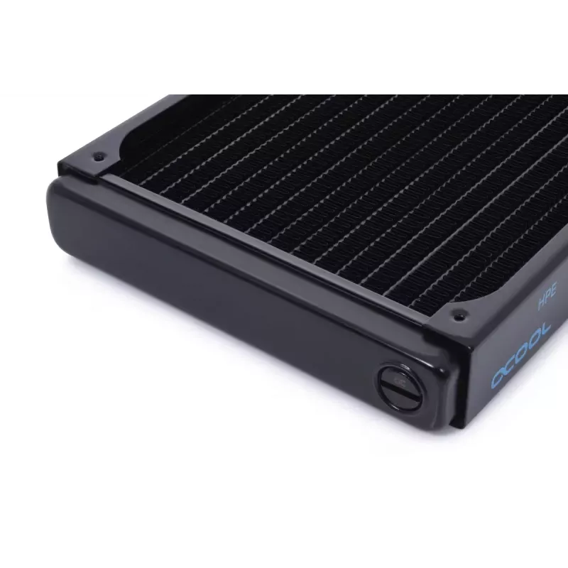 Alphacool 14378 NexXxoS HPE-30 volledig koperen radiator, 280 mm, zwart