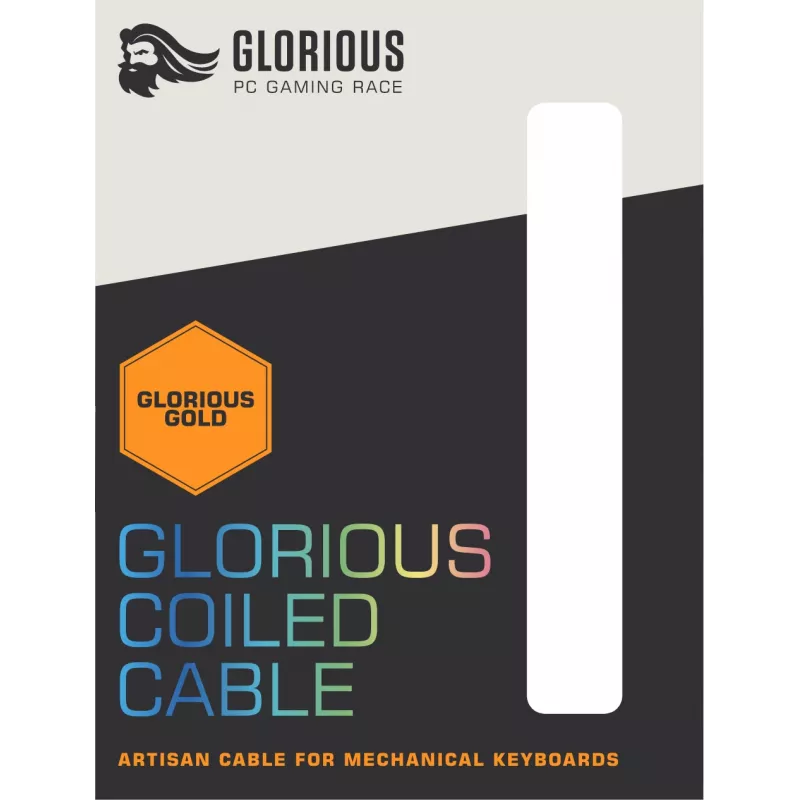 Glorious Gaming Coiled Gold 1,37 m