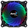 AEROCOOL COSMO12FRGB 120mm computerbehuizingsventilator, 1000 tpm, 15 LEDs RGB, Molex-aansluiting, 3,72 W, zwart