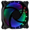 AEROCOOL COSMO12FRGB 120mm computerbehuizingsventilator, 1000 tpm, 15 LEDs RGB, Molex-aansluiting, 3,72 W, zwart