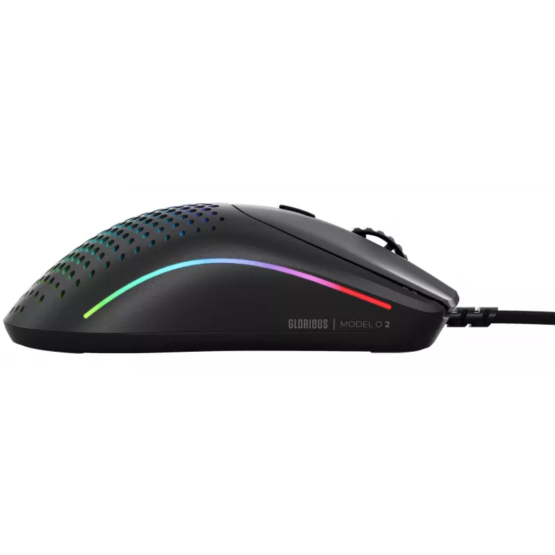 Glorious Gaming Glorious Model O Wired 2 - matzwart, rechtshandig, optisch, USB Type-A, 26000 DPI, 1 ms, zwart