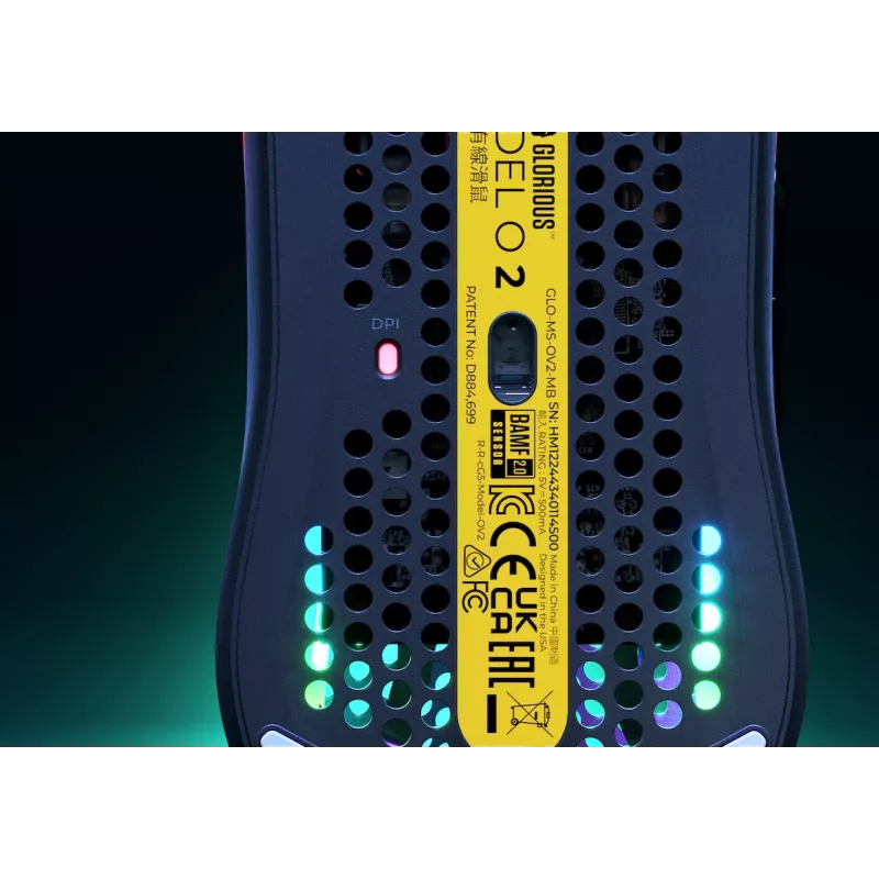 Glorious Gaming Glorious Model O Wired 2 - matzwart, rechtshandig, optisch, USB Type-A, 26000 DPI, 1 ms, zwart
