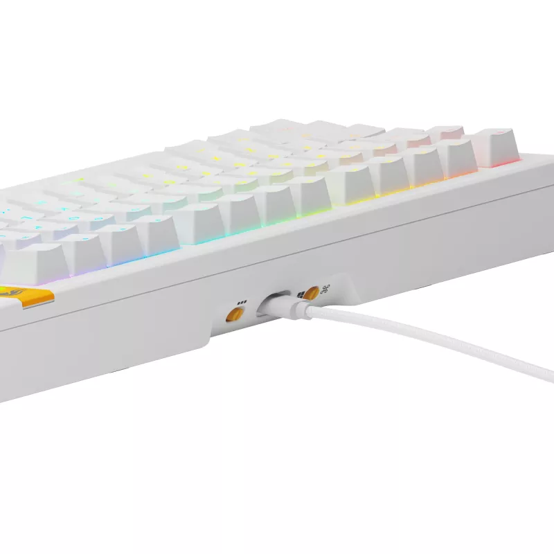 Mechanisch toetsenbord GLORIOUS GMMK 3 HE 75% bedraad wit US-layout