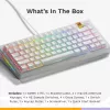 Mechanisch toetsenbord GLORIOUS GMMK 3 HE 75% bedraad wit US-layout