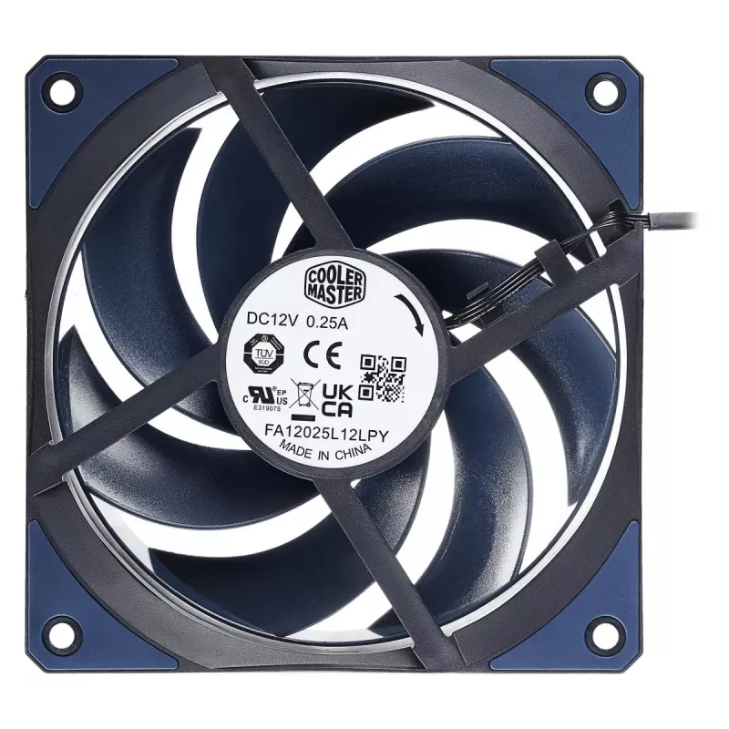 COOLER MASTER case fan Mobius 120 non LED zwart
