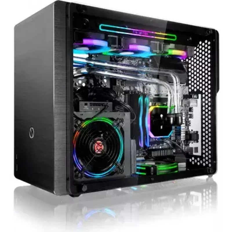 PC-behuizing RAIJINTEK Ophion M Evo ALS midi tower zwart, transparant