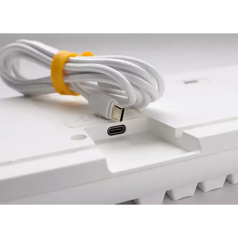 Ducky One 3 Classic Pure White toetsenbord gaming USB Duits mechanisch RGB