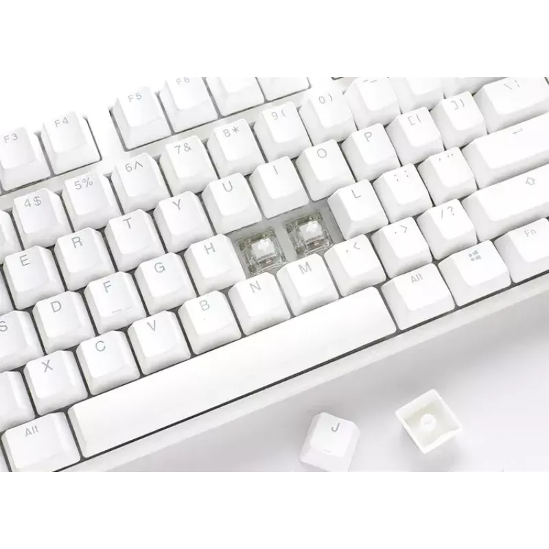 Ducky One 3 Classic Pure White toetsenbord gaming USB Duits mechanisch RGB