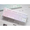 Ducky One 3 Classic Pure White TKL gaming toetsenbord RGB LED MX-Clear