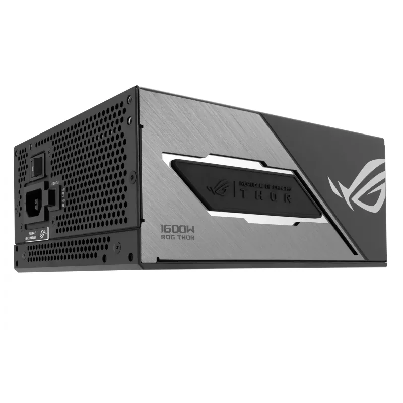 Voeding ASUS ROG THOR-1600T3-GAMING 1600 W, 80 PLUS Titanium, ATX 3.1, volledig modulair, OLED-display