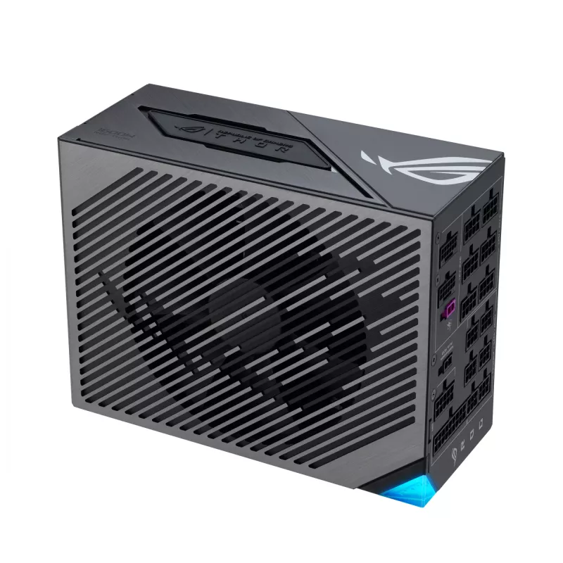 Voeding ASUS ROG THOR-1600T3-GAMING 1600 W, 80 PLUS Titanium, ATX 3.1, volledig modulair, OLED-display