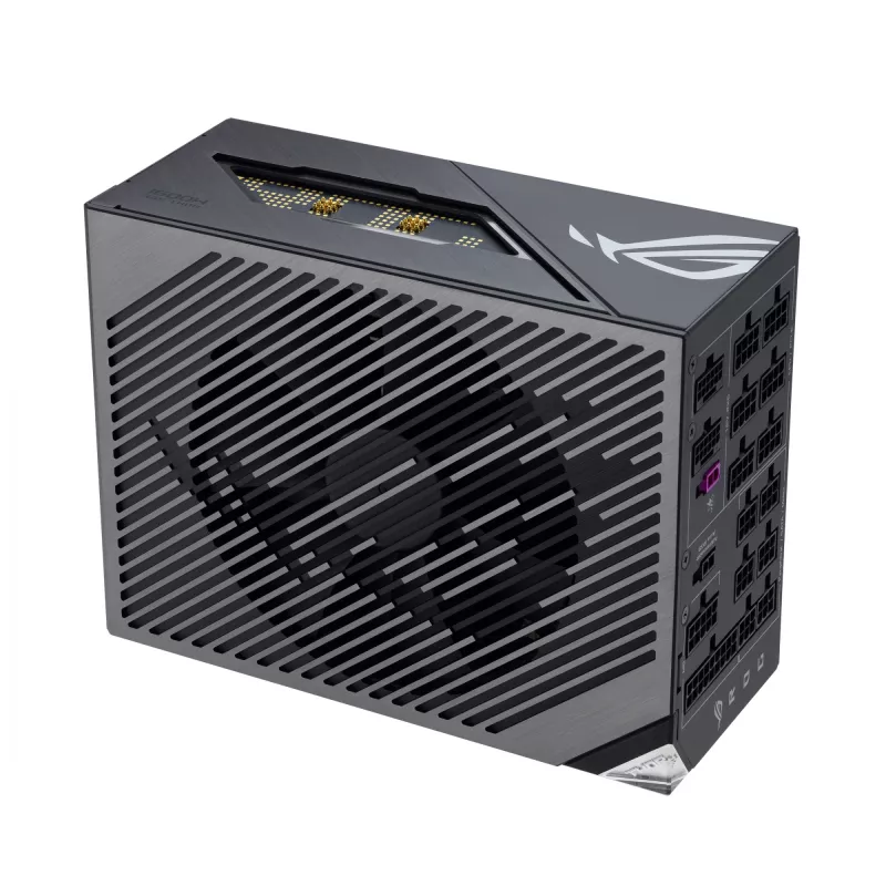 Voeding ASUS ROG THOR-1600T3-GAMING 1600 W, 80 PLUS Titanium, ATX 3.1, volledig modulair, OLED-display