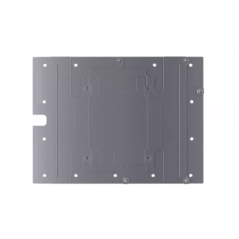 Water block + backplate Alphacool 13456 acryl aluminium zwart zilver transparant