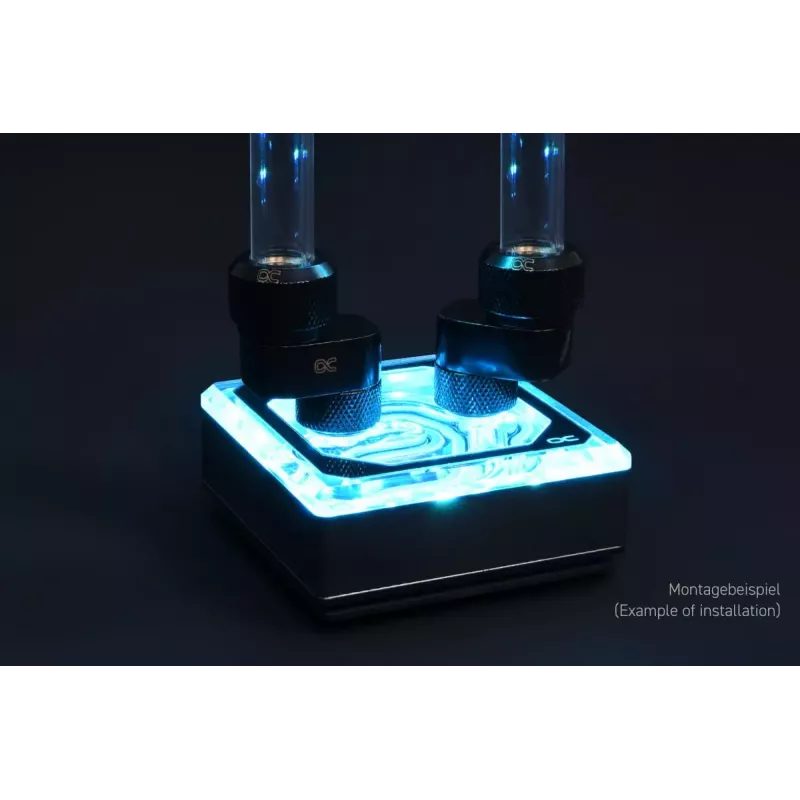 Alphacool Eiszapfen 17603 G1/4 verlenging met offset MF 8, chroom