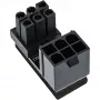 InLine interne netadapter 180° ATX 6-pins stekker naar bus reverse zwart 26636F