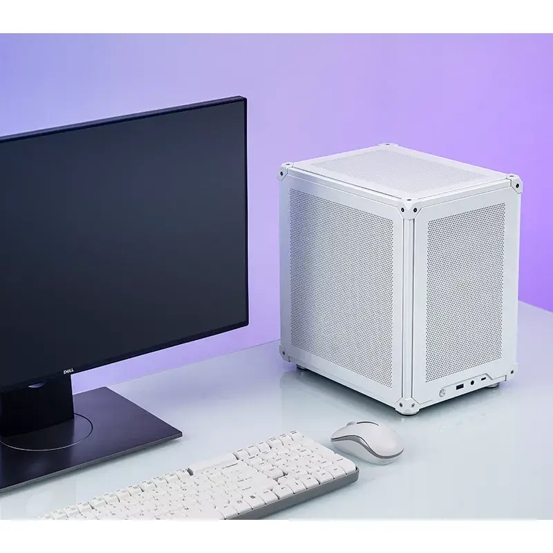 PC-behuizing Jonsbo C6 Mini Tower wit