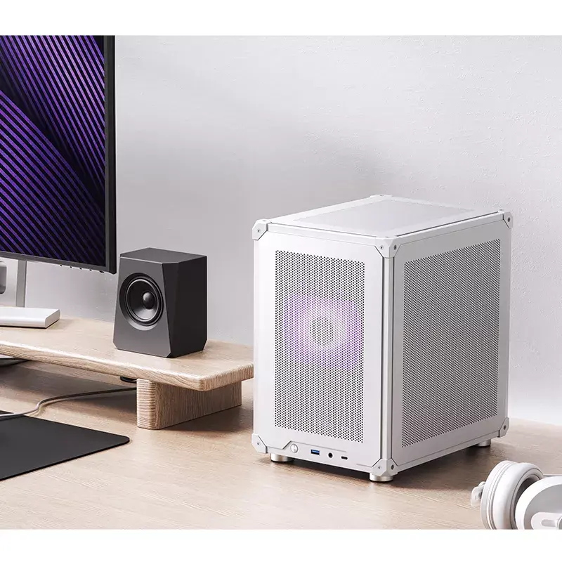 PC-behuizing Jonsbo C6 Mini Tower wit