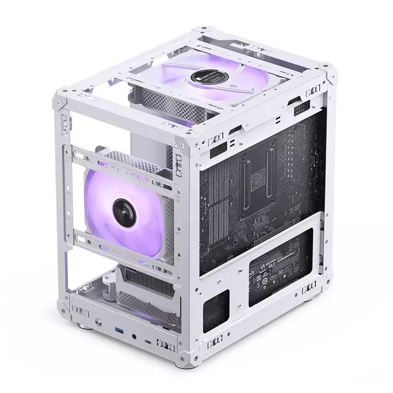 PC-behuizing Jonsbo C6 Mini Tower wit