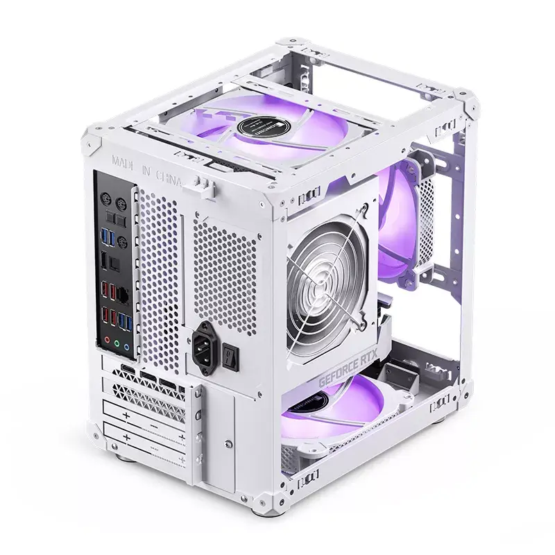 PC-behuizing Jonsbo C6 Mini Tower wit
