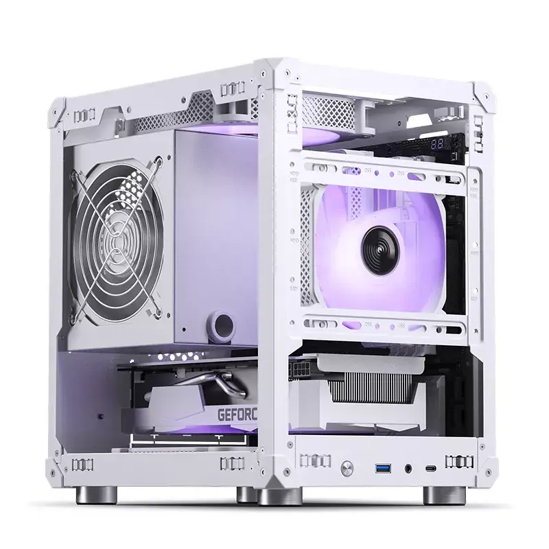 PC-behuizing Jonsbo C6 Mini Tower wit