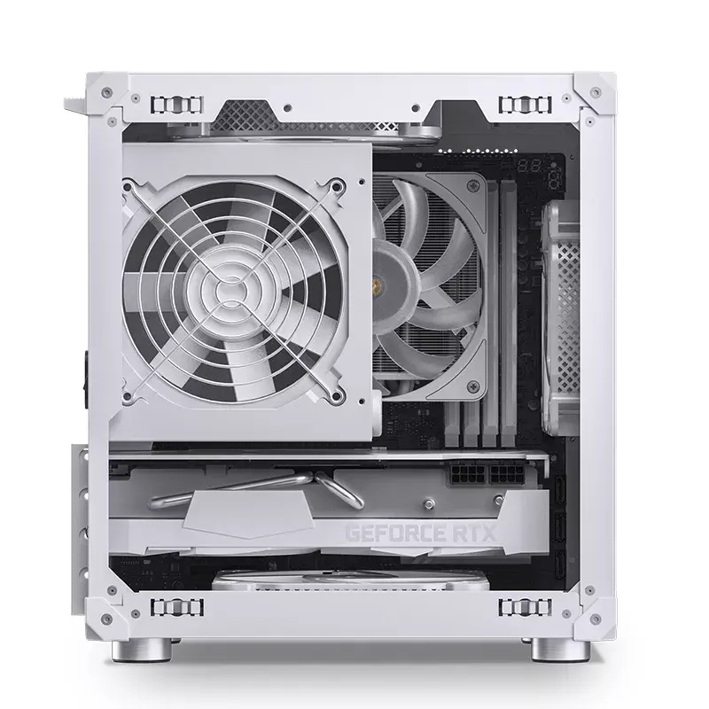 PC-behuizing Jonsbo C6 Mini Tower wit