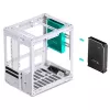 PC-behuizing Jonsbo C6 Mini Tower wit
