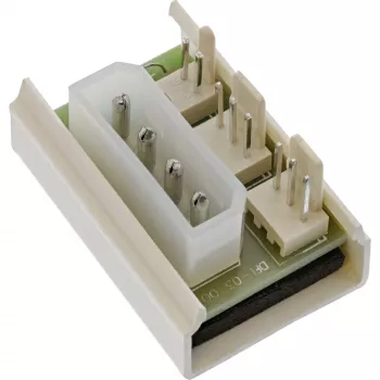 InLine PC-ventilator Multi Power Port-adapter Molex 5,25 inch naar 2x ventilatoraansluiting