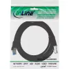 InLine patchkabel S/FTP PiMF Cat.6A halogeenvrij 500MHz zwart 1m