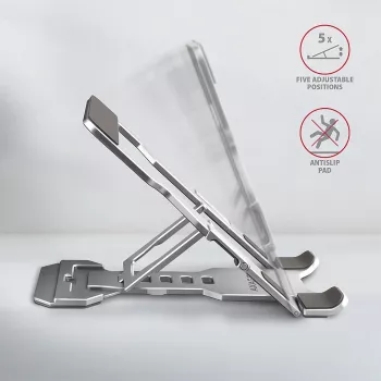 Axagon STND-M telefoonhouder/standaard aluminium
