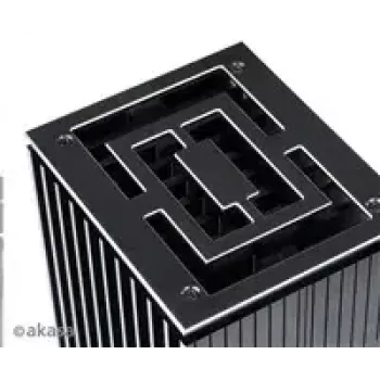 Computerbehuizing Akasa A-NUC45-M1B mini-ITX zwart