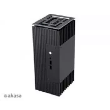 Computerbehuizing Akasa A-NUC45-M1B mini-ITX zwart
