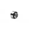EK Water Blocks fitting messing zwart zilver 7 mm hoogte 1,65 cm diameter