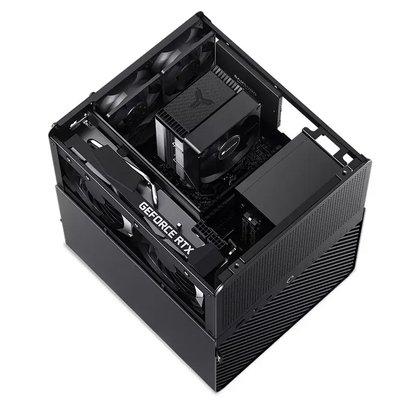 PC-behuizing Jonsbo N3 mini tower zwart
