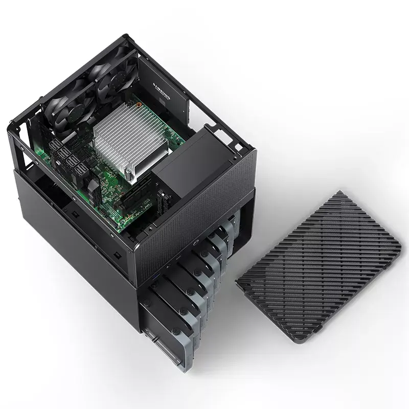 PC-behuizing Jonsbo N3 mini tower zwart