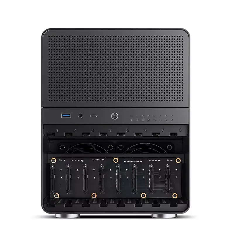 PC-behuizing Jonsbo N3 mini tower zwart