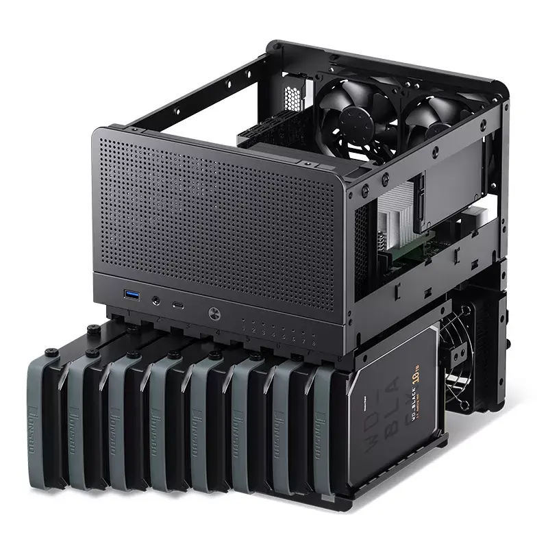 PC-behuizing Jonsbo N3 mini tower zwart
