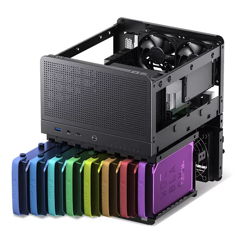 PC-behuizing Jonsbo N3 mini tower zwart