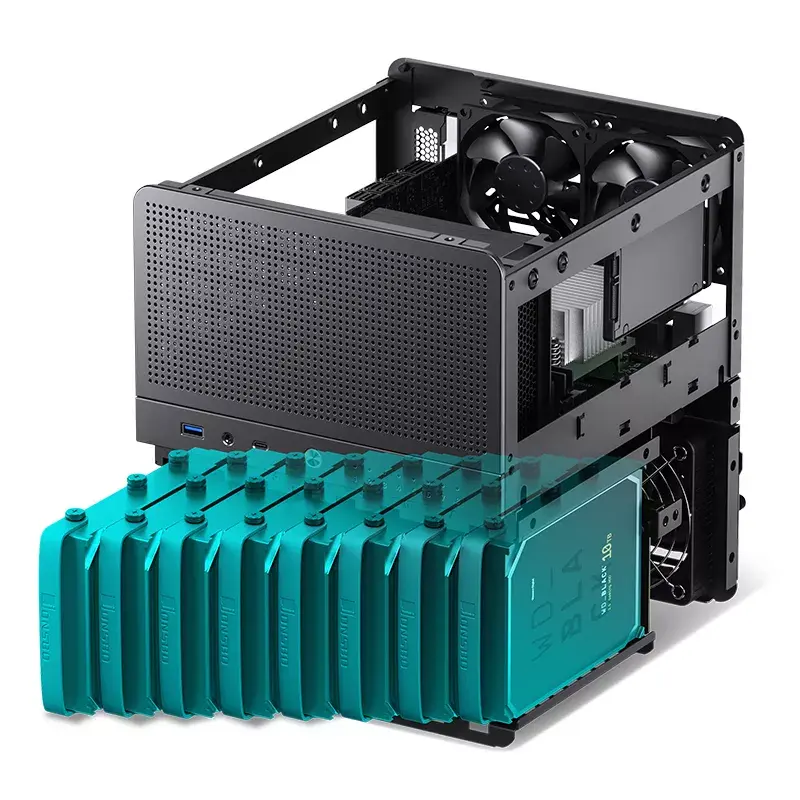 PC-behuizing Jonsbo N3 mini tower zwart