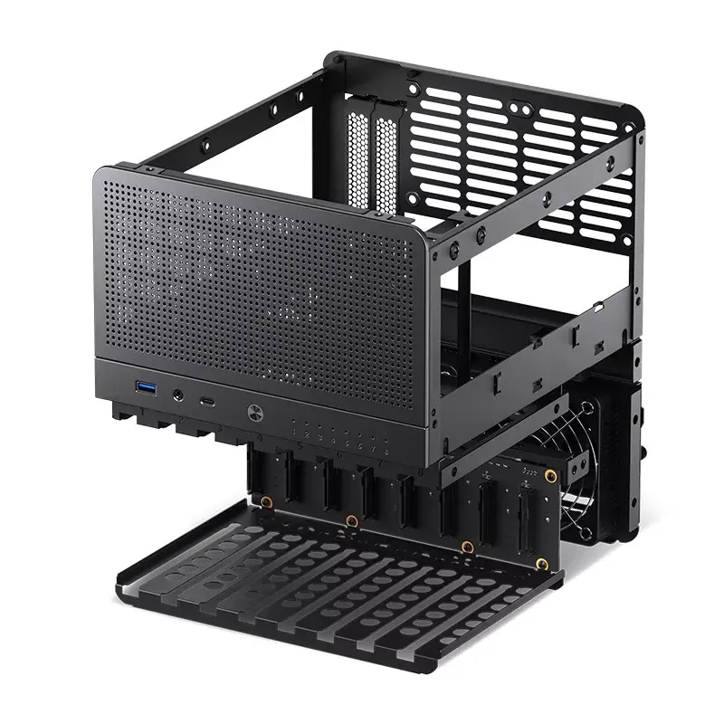 PC-behuizing Jonsbo N3 mini tower zwart