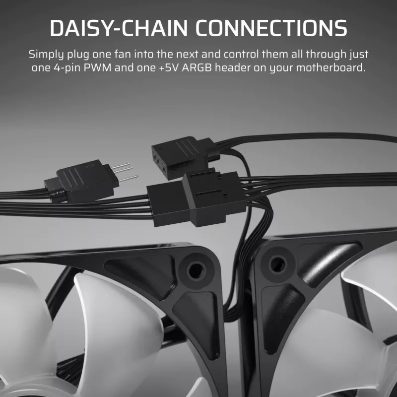 CORSAIR ArGB-ventilator – RS ARGB Series 120 120 mm driepack