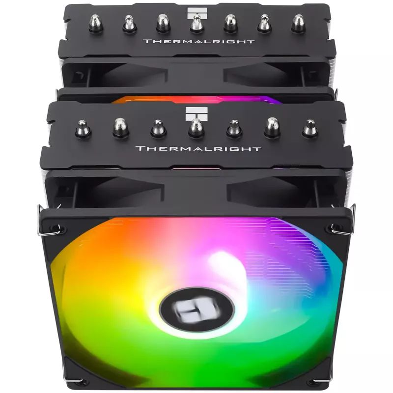 Luchtkoeler Thermalright Phantom Spirit 120 SE ARGB 12 cm zwart