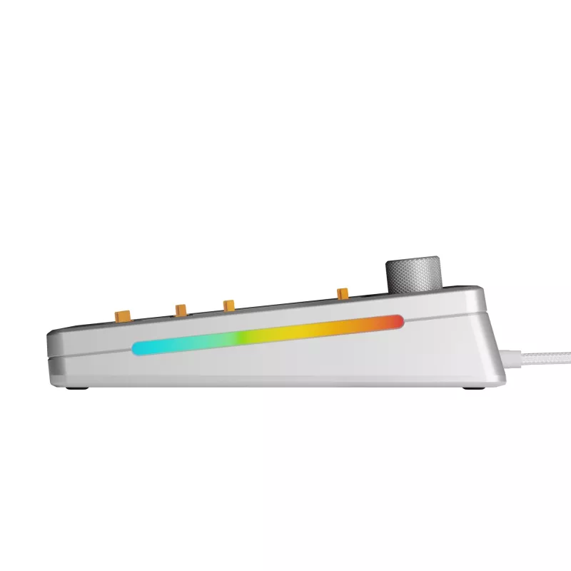 Glorious Gaming GMMK 3 PRO 75% Barebones Wired Silver - US, 75%, bedraad, USB, RGB LED, zilver