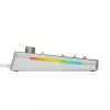 Glorious Gaming GMMK 3 PRO 75% Barebones Wired Silver - US, 75%, bedraad, USB, RGB LED, zilver