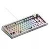 Glorious Gaming GMMK 3 PRO 75% Barebones Wired Silver - US, 75%, bedraad, USB, RGB LED, zilver